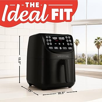 Amazon.com: Gourmia Air Fryer - 7 Qt Large Capacity, FryForce 360º